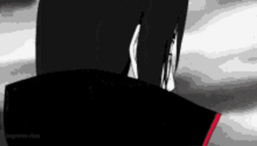 Naruto Uchiha Itachi Mangekyu Sharingan Close Up GIF