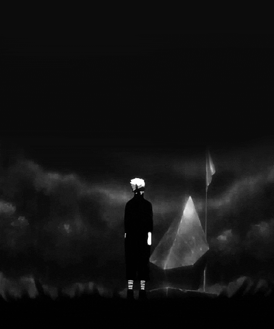 Naruto Upright Dark Stormy Night Background GIF