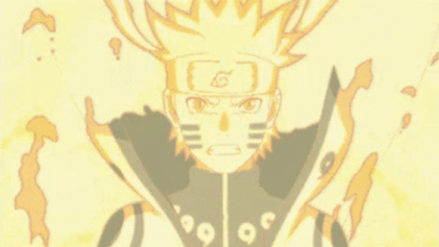 Naruto Uzamaki Fight Mode GIF