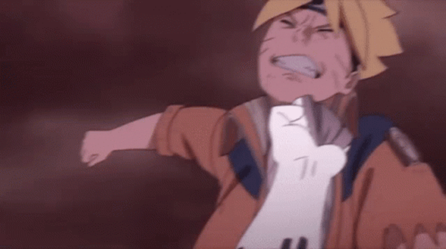 Naruto Versus Momoshiki Ōtsutsuki Fighting GIF