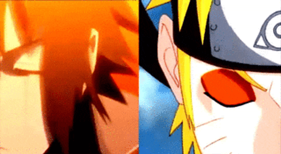 Naruto Vs Sasuke Eye Powers GIF 