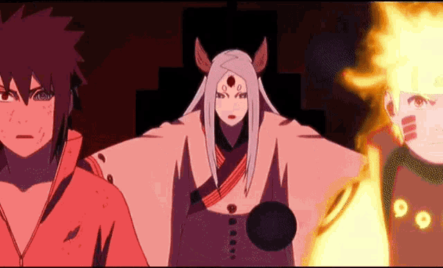 Naruto Vs Sasuke Kaguya GIF