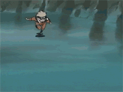 Naruto Vs Sasuke Kick Punch GIF