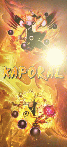 Naruto With Word Kaporal