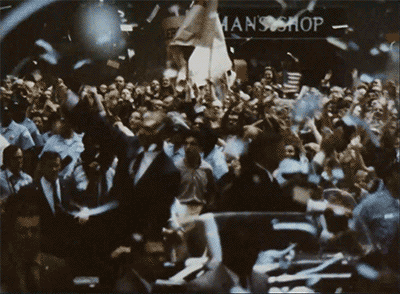 Nasa Employees Celebrating Apollo 11 At Parade GIF