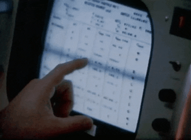 Nasa Officer Looking At Monitor GIF