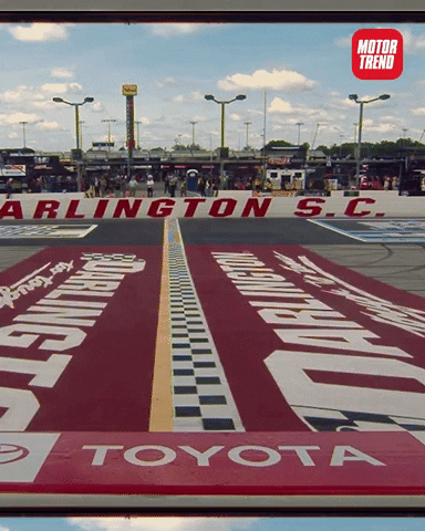 Nascar Car Racing Darlington Raceway GIF