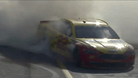 Nascar Car Racing Spin Smoke GIF