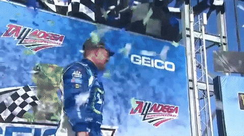 Nascar Car Racing Winner Confetti GIF