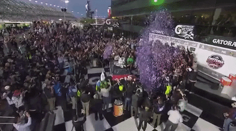 Nascar Confetti Daytona 500 Win GIF