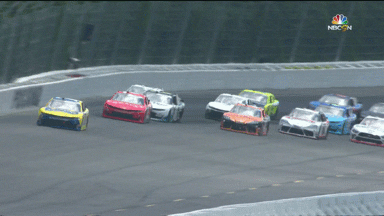 Nascar Crash Big Impact On The Car GIF