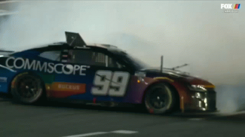 Nascar Crash Turning Upside Down GIF