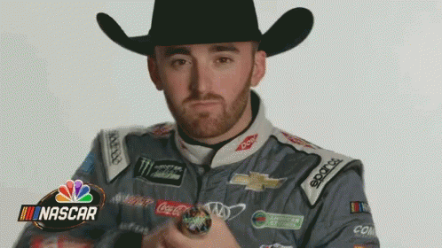 Nascar Driver Celebrate With Party Popper GIF