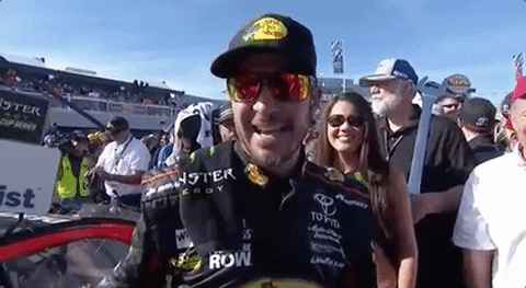 Nascar Racing Two Thumbs Up Yes GIF