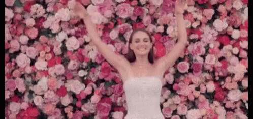 Natalie Portman Dior Rose N Roses GIF