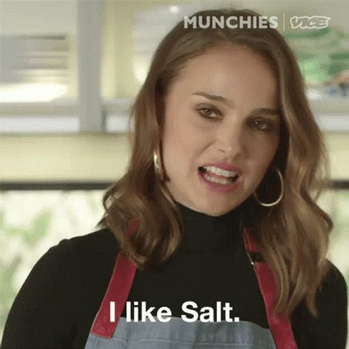 Natalie Portman I Like Salt GIF