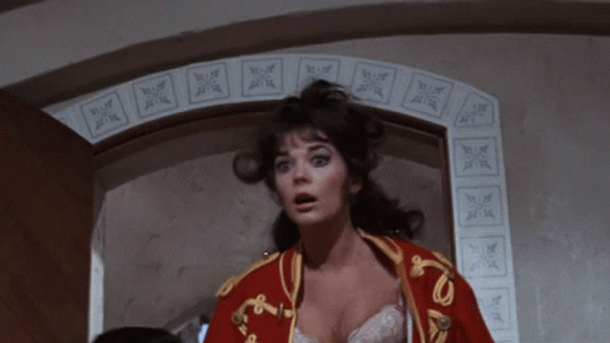 Natalie Wood With Pie In The Face GIF