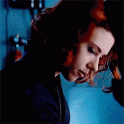Natasha Romanoff Pleasantly Surprised Reaction GIF