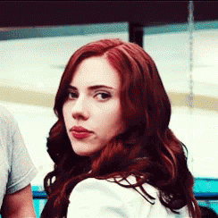 Natasha Romanoff Relaxed Gaze GIF