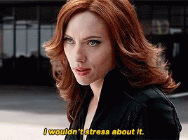 Natasha Romanoff Shaking Head Avengers GIF
