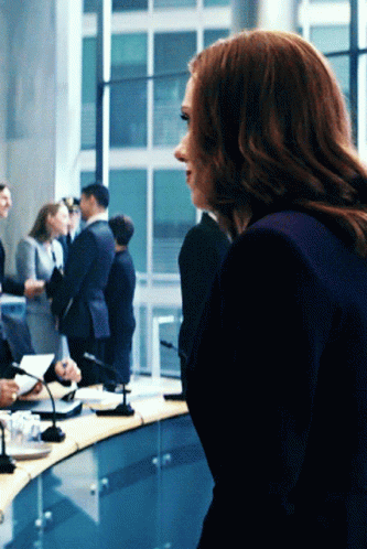 Natasha Romanoff Looking Around GIF