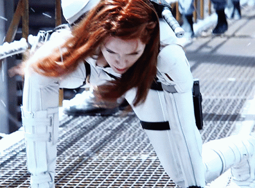Natasha Romanoff Battle Ready GIF