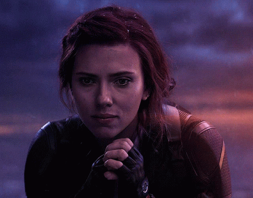 Natasha Romanoff Deeply Contemplating GIF