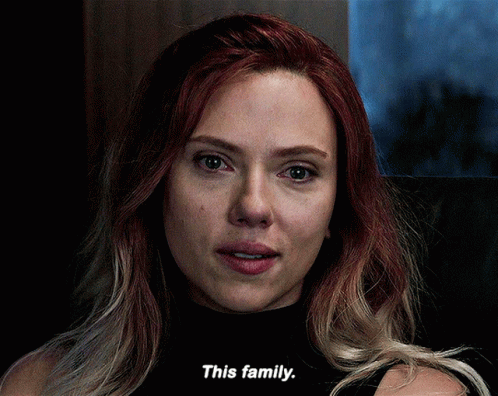 Natasha Romanoff Black Widow This Family GIF