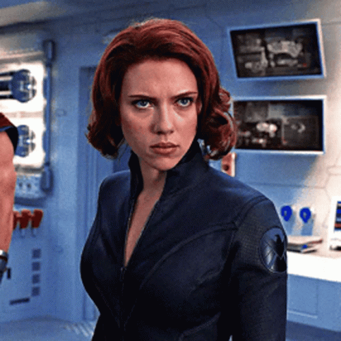 Fierce Natasha Romanoff Combat Ready GIF
