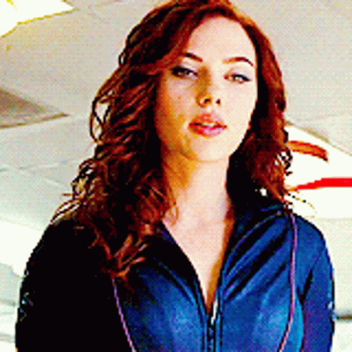 Natasha Romanoff Subdued Response GIF