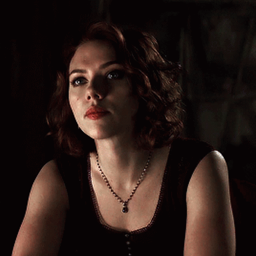 Natasha Romanoff Black Widow Engaging Dialogue GIF