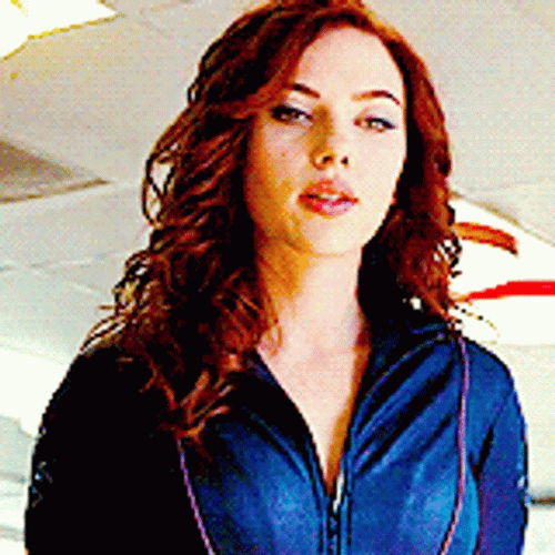 Natasha Romanoff Subdued Response GIF