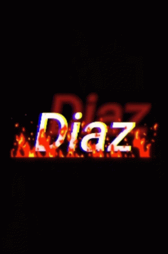 Nate Diaz Blazing Name GIF