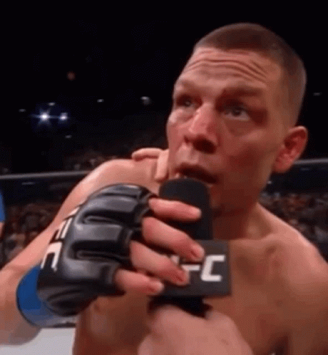 Nate Diaz Interviewed GIF