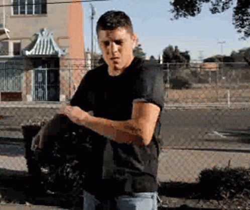Nate Diaz Show Nunchaku Moves GIF