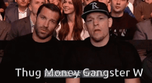 Nate Diaz Thug Money Gangster GIF