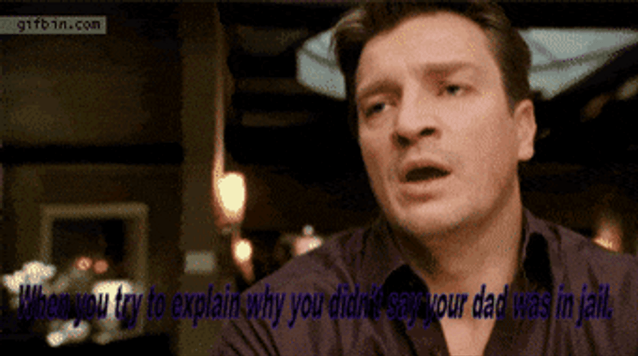 Nathan Fillion Trying To Explain The Rookie GIF