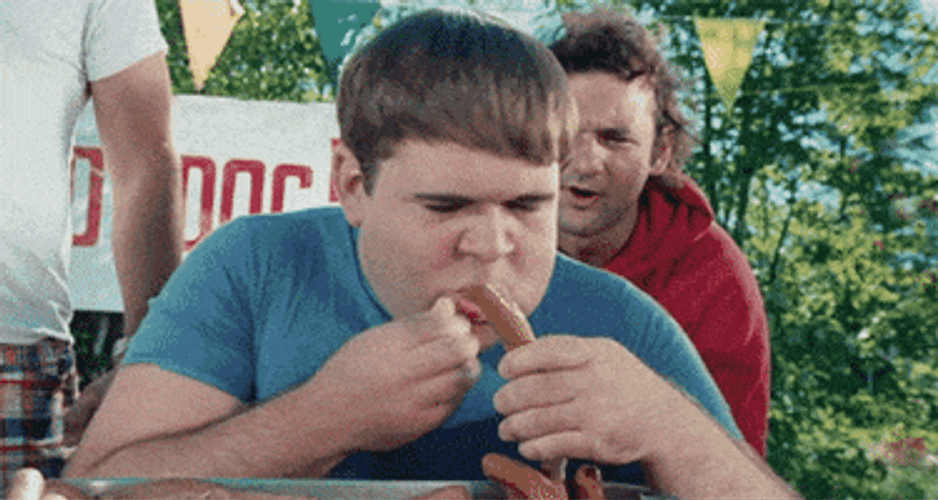 Nathan's Hot Dog Eating Contest GIF