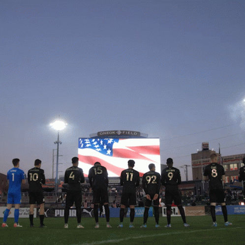 National Anthem Fireworks Fc Tulsa GIF