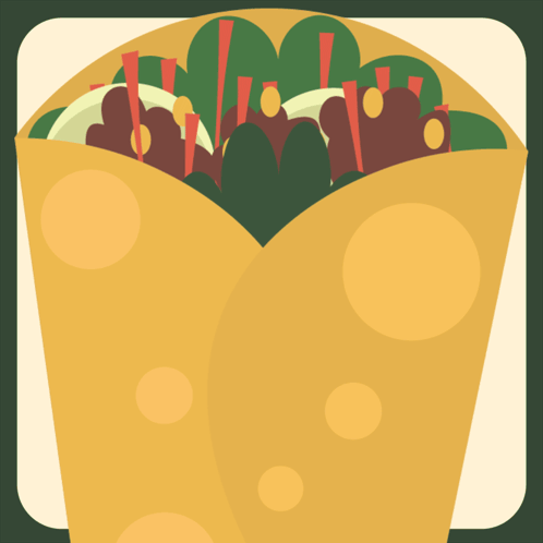 National Burrito With Chili Pepper Background