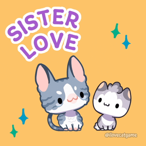 National Cat Sisters Day GIF
