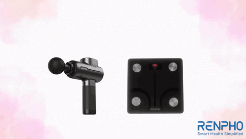National Doctor's Day Poster Massage Gun And Scale GIF