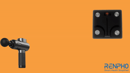 National Doctor's Day Poster With Massage Gun And Scale GIF