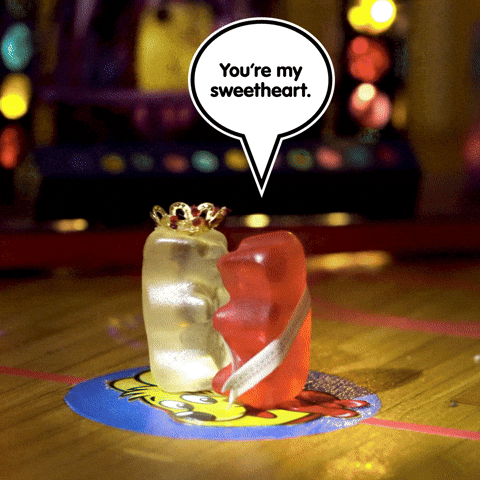National Girlfriend Day Dancing Gummies GIF