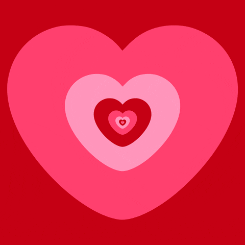National Girlfriend Day Domino Heart GIF
