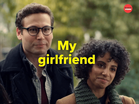National Girlfriend Day Man Introduce His Girlfriend GIF