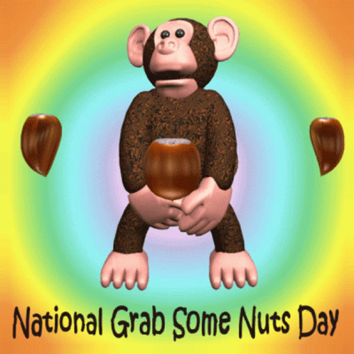 National Grab Some Nuts Day GIF