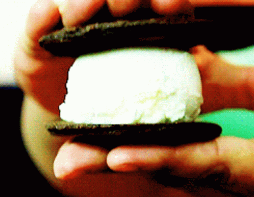 National Ice Cream Cookie Sandwich Day GIF