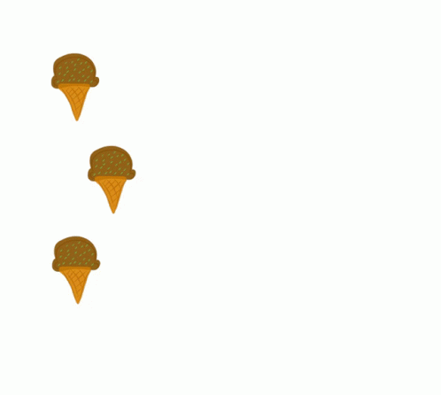 National Ice Cream Day Chocolate Animation GIF