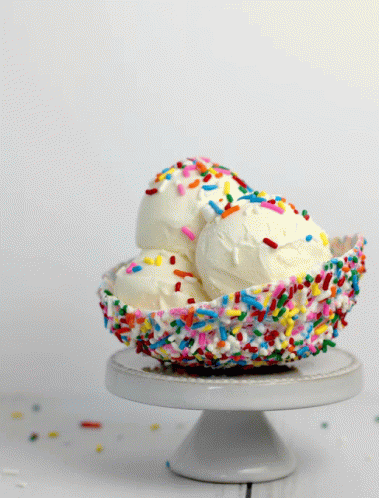 National Ice Cream Day With Sprinkles GIF
